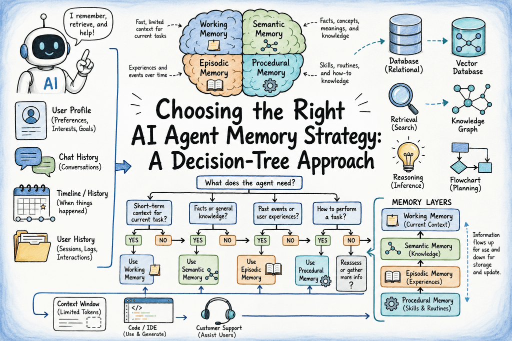 Choosing the Right AI Agent Memory Strategy: A Decision-Tree Approach