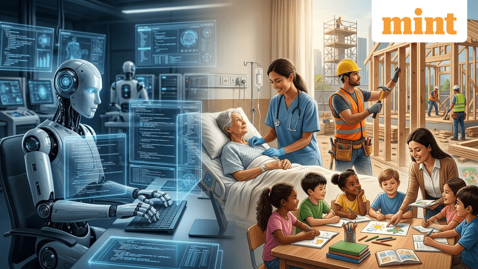 AI and robots can replace coders, but not nurses, labourers or teachers: Report finds jobs costliest to automate | Mint